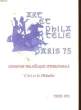 ARC ET PHILA TELIE - PARIS 75. COLLECTIF