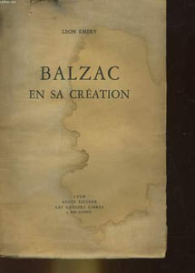 BALZAC EN SA CRREATION