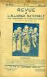 REVUE DE L'ALLIANCE NATIONALE - 28° ANNEE - N°176. COLLECTIF
