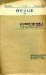 REVUE DE L'ALLIANCE NATIONALE - 29° ANNEE - N°196. COLLECTIF