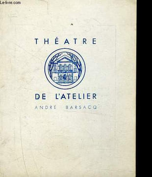 1 PROGRAMME - THEATRE DE L'ATELIER - SYLVIE ET LE FANTOME. COLLECTIF