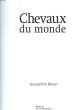 CHEVAUX DU MONDE. RIPART JACQUELINE