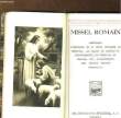 MISSEL ROMAIN CONTENANT L'ORDINAIRE DE LA MESSE EXPLIQUE, LE TEMPORAL, LES MESSES DE MARIAGE ET D'ENTERREMENT, LES VEPRES DU DIMANCHE ETC, ...