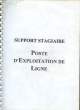 SUPPORT STAGIAIRE - RATP - POSTE D'EXPLOIRATION DE LIGNE. COLLECTIF