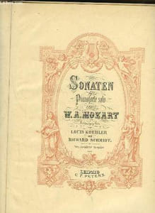 SONATEN FUR PIANOFORTE SOLO VON W. A. MOZART