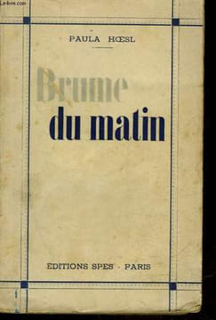 BRUME DU MATIN. HOESL PAULA