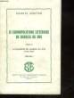 LE COSMOPOLITISME LITTERARE DE CHARLES DU BOS - 2 - VOLUME 1. DEDEYAN CHARLES