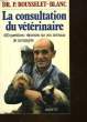 LA CONSULTATION DU VETERINAIRE. ROUSSELET-BLANC P. DR