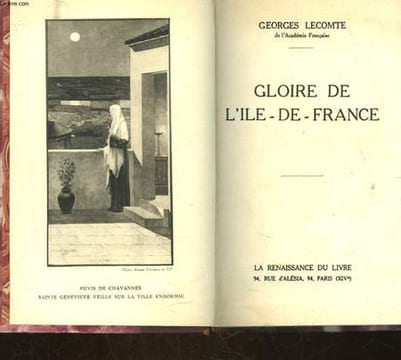 GLOIRE DE L'ILE DE FRANCE. LECOMTE GEORGES
