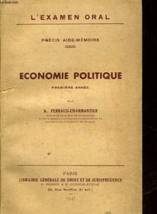 ECONOMIE POLITIQUE - 1° ANNEE
