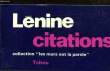 CITATIONS DE LENINE VICTOIRE POUR LES EXPLOITES. LENINE