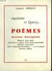 AQUITAINE ET QUERCY... POEMES SOUVENIRS RETROSPECTIFS. BERGUE LUDOVIC