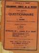 ENSEIGNEMENT COMPLET DE LA MUSIQUE - COURS SUPERIEUR - QUESTIONNAIRE - OUVRAGE DE L. DONNE ET A. GRUET. DONNE L. - GRUET A.