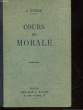 COURS DE MORALE (CONFORME AU PROGRAMME DU 17 AOUT 1920. HERBE JACQUES