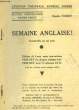 SEMAINE ANGLAISE - VAUDEVILLE EN UN ACTE. CODEY EMILE