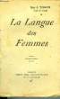 LA LANGUE DES FEMMES. Mgr J. TISSIER