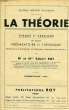 SYSTEME PREVOST-DELAUNAY, LA THEORIE, THEMES ET VERSIONS DES DEGRES PRAPARATOIRE ET THEORIQUE. ROY Mr ET Mme ROBERT