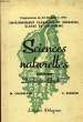 SCIENCES NATURELLES, CLASSES DE 5e CLASSIQUE ET DE 5e MODERNE. CHADEFAUD M., REGNIER V.