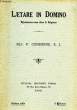 LAETARE IN DOMINO, REJOUISSONS-NOUS DANS LE SEIGNEUR. CONSIDINE R. P., S. J.