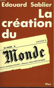 LA CREATION DU 'MONDE'