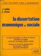 LA DISSERTATION ECONOMIQUE ET SOCIALE. GUEDON J.-F., MERAUD D.