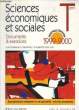 SCIENCES ECONOMIQUES ET SOCIALES, DOCUMENTS ET EXERCICES, TERMINALE. COLLECTIF