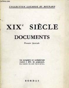 XIXe SIECLE, DOCUMENTS, 1er FASCICULE, 2e FASCICULE