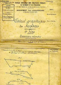 CALCUL GRAPHIQUE DES SURFACES, 2e SERIE, EXERCICES A RESOUDRE