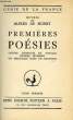 PREMIERES POESIES, CONTES D'ESPAGNE ET D'ITALIE, POESIES DIVERSES, UN SPECTACLE DANS UN FAUTEUIL, TOME I. MUSSET Alfred De