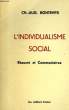 L'INDIVIDUALISME SOCIAL, RESUME ET COMMENTAIRES. BONTEMPS Ch.-Aug.