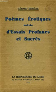 POEMES EROTIQUES SUIVIS D'ESSAIS PROFANES ET SACRES