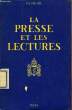 LA PRESSE ET LES LECTURES.. SS PIE XII