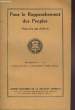 POUR LE RAPPROCHEMENNT DES PEUPLES VINGT CINQ ANS D EFFORTS. BULLETIN N° 10-1937. COLLECTIF