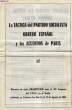 LA TACTICA DEL PARTIDO SOCIALISTA OBRERO ESPAÑOL Y LOS ACUERDOS DE PARIS, DISCURSO DE LUIS ARAQUISTAIN ANTE EL VII CONGRESO DEL PSOE EN EL EXILIO, ...