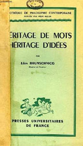 HERITAGE DE MOTS, HERITAGE D'IDEES