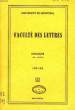 UNIVERSITE DE MONTREAL, FACULTE DES LETTRES, ANNUAIRE, 32e ANNEE, 1951-52. COLLECTIF