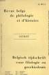 REVUE BELGE DE PHILOLOGIE ET D'HISTOIRE, EXTRAIT, LI, 1973, 1. COLLECTIF