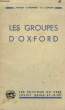 LES GROUPES D'OXFORD. VIGNON C., BRUNNER E., CONGAR M.-J.