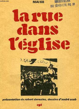 MAI 68, LA RUE DANS L'EGLISE. COLLECTIF