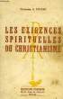 LES EXIGENCES SPIRITUELLES DU CHRISTIANISME. RENARD ABBE A.