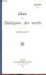 CHOIX DE DIALOGUES DES MORTS, TEXTE GREC. LUCIEN, Par E. RAGON