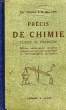 PRECIS DE CHIMIE, CLASSE DE 1re. TOUREN Ch., BILLARD M.