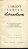 L'ORIENT SYRIEN, VOL. VI, FASC. 2-3, 2e & 3e TRIM. 1961. COLLECTIF