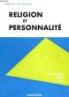 RELIGION ET PERSONNALITE. VAN KAAM ADRIAN, C. S. S. P.
