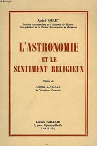 L'ASTRONOMIE ET LE SENTIMENT RELIGIEUX