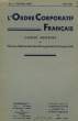 L'ORDRE CORPORATIF FRANCAIS, CAHIER MENSUEL DE L'UNION NATIONALE DES GROUPEMENTS CORPORATIFS, 2e ANNEE, N° 4, AVRIL 1939. COLLECTIF