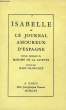 ISABELLE OU LE JOURNAL AMOUREUX D'ESPAGNE. LA FAYETTE Madame de, Par M. CHADOURNE
