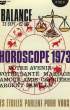 HOROSCOPE 1973, LA BALANCE, 23 SEPT.-22 OCT.. COLLECTIF