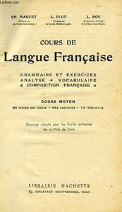 COURS DE LANGUE FRANCAISE, COURS MOYEN