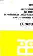 ACTES DU XVIe CONGRES DES SOCIETES DE PHILOSOPHIE DE LANGUE FRANCAISE, REIMS, 3-6 SEPT. 1974, LA CULTURE. COLLECTIF